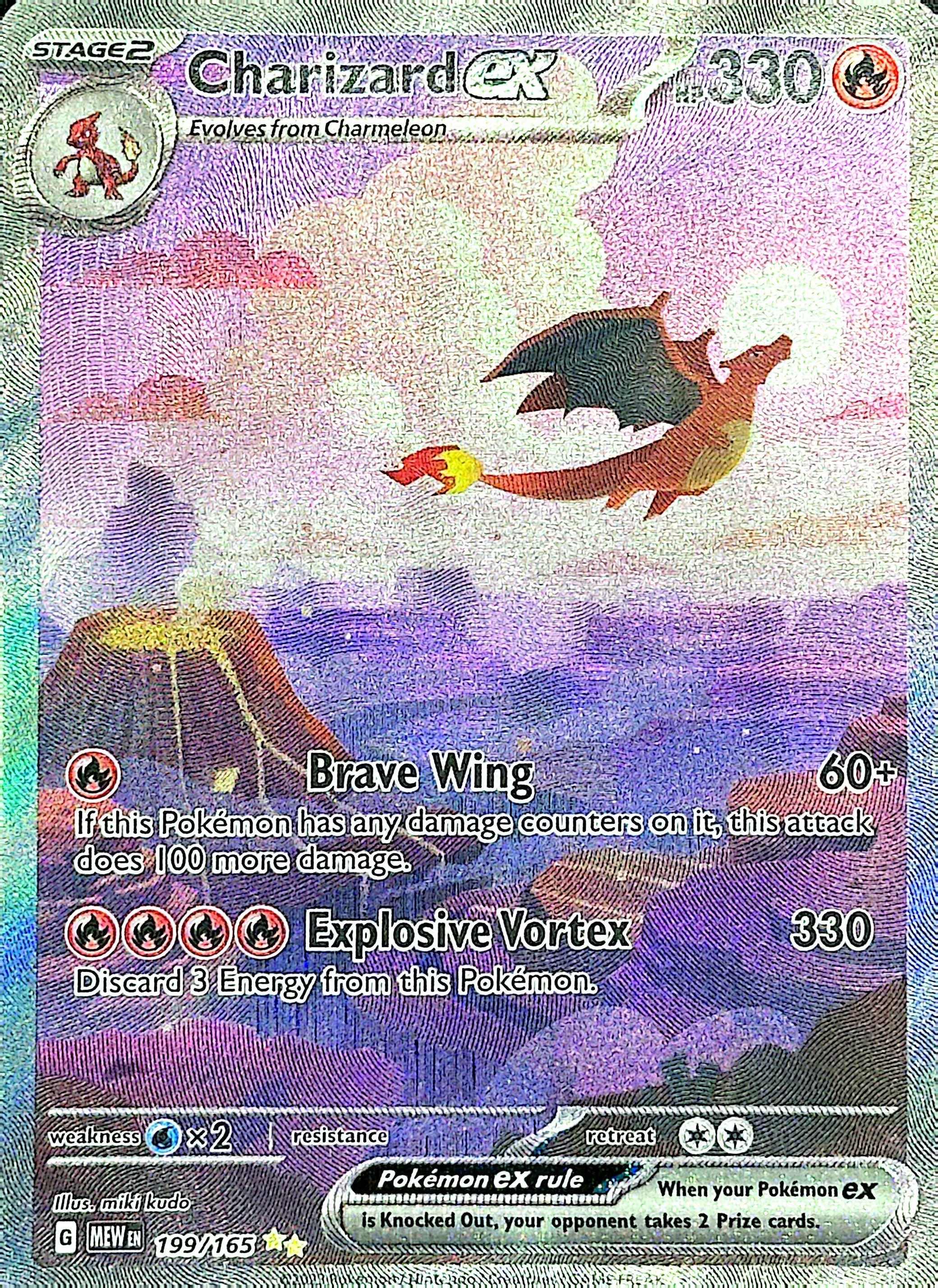 Charizard ex – Full Art Illustration Rare (199/165)