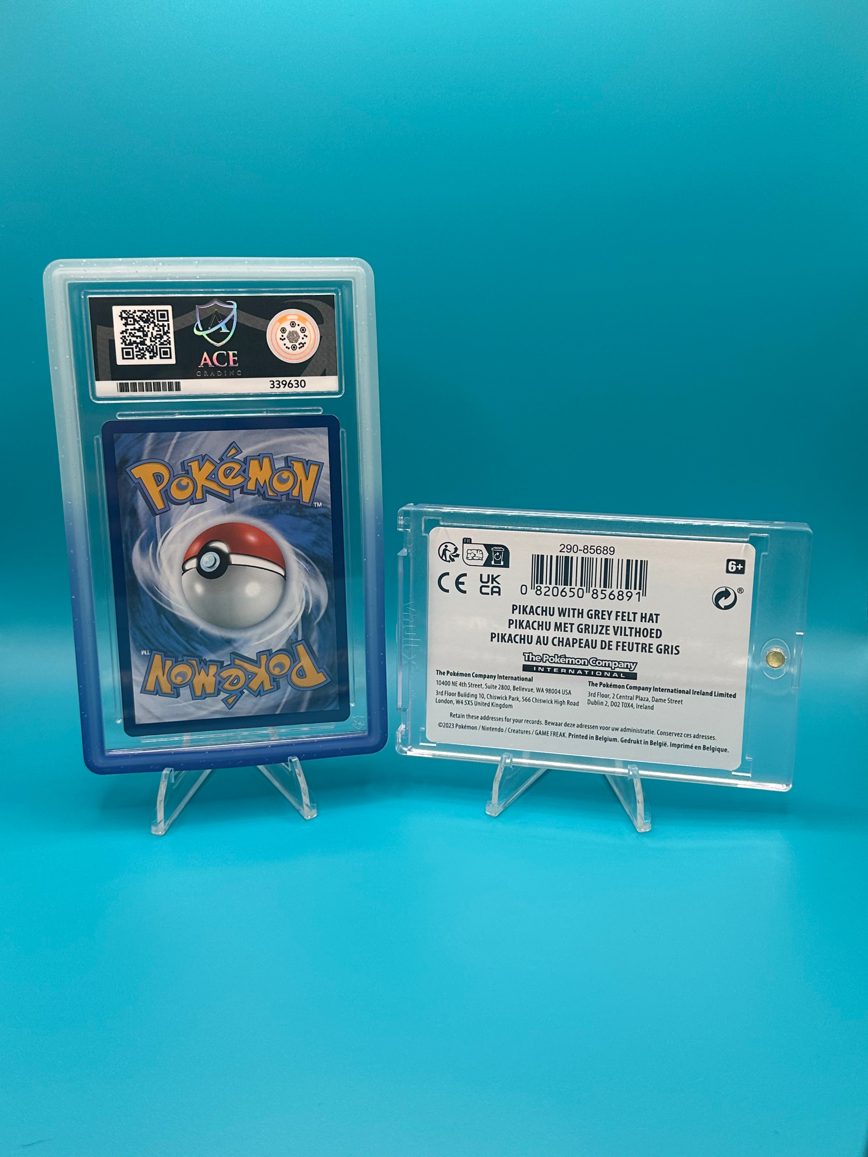 Pikachu with Grey Felt Hat – ACE Graded 10 (Van Gogh Museum Promo)